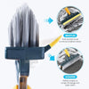 Flooressential 2-in-1 Long-Handle Floor Scrub Brush