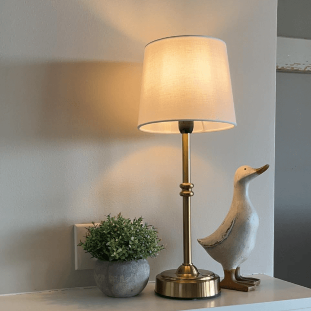 Snoerloze panel lamp - LED Retro Stof