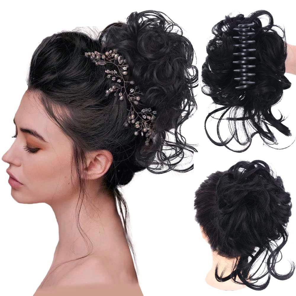 Loopybun | Clip-in Curly Hair Bun Piece