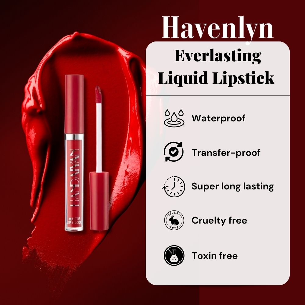 Havenlyn™ - Everlasting Liquid Lipstick Matte (Set of 6) [Last day discount]