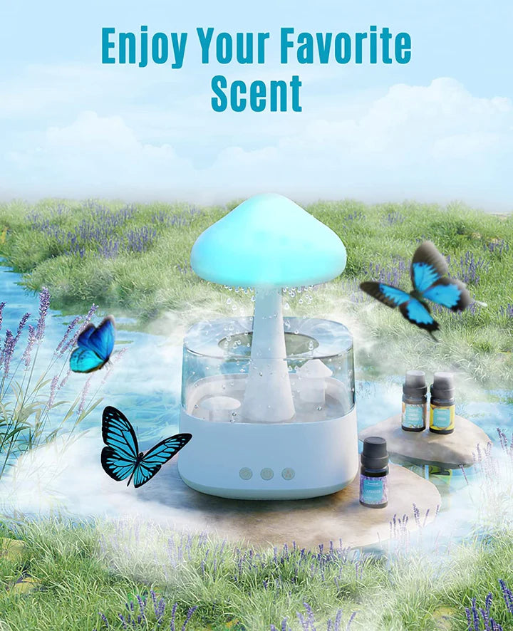 MushiCalm™ - Magic Rain Mushroom Cloud humidifier [Last day discount]