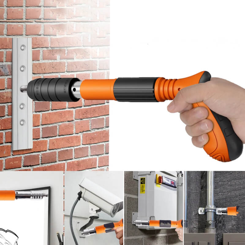 Pneumatic nailer for woodworking and decoration