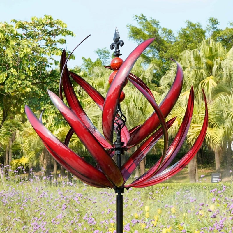 LotusSpinner™ - Experience the splendor of the Lotus weather vane