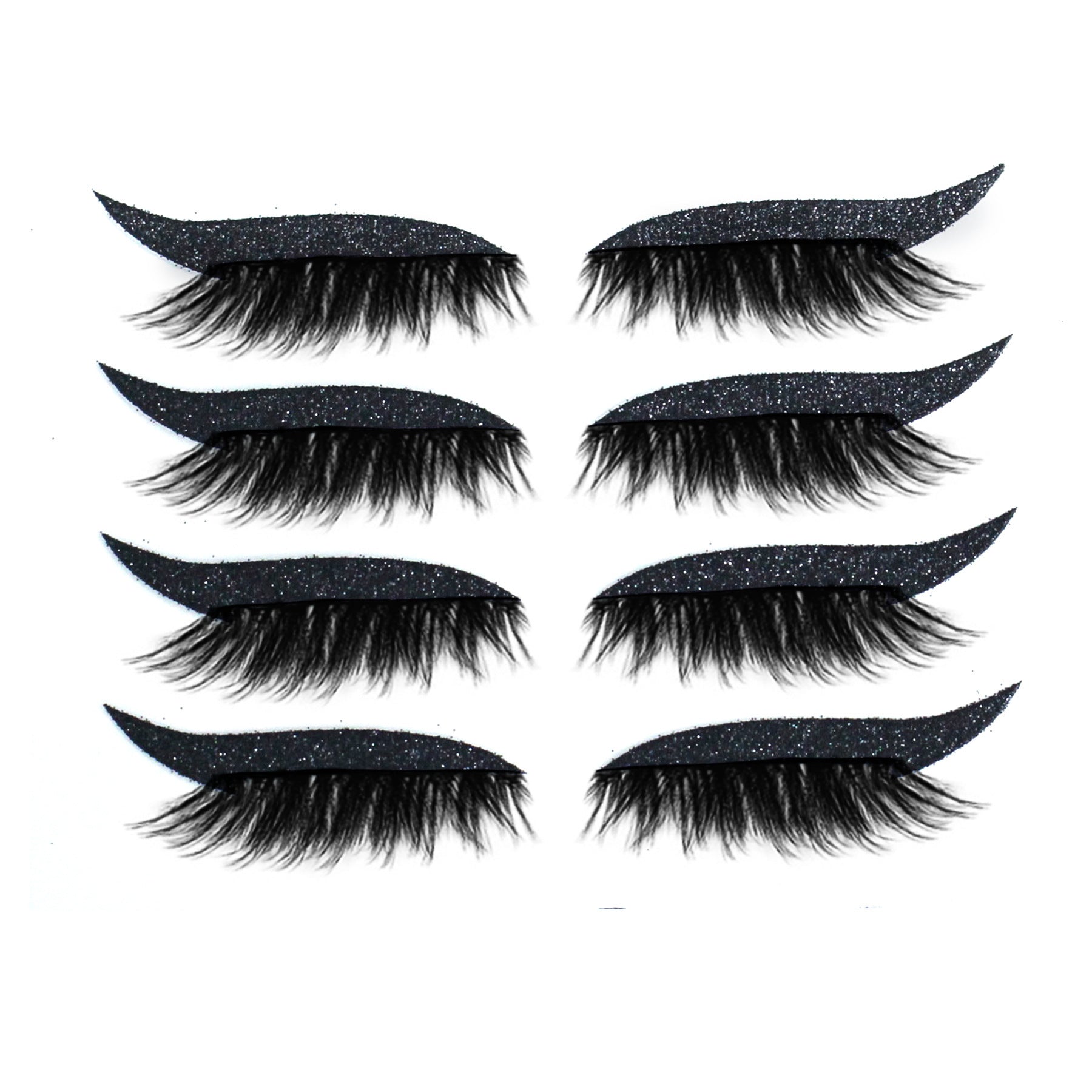 Glams™ Eyeliner and Eyelash Stickers | 1 + 3 PAIRS FOR FREE