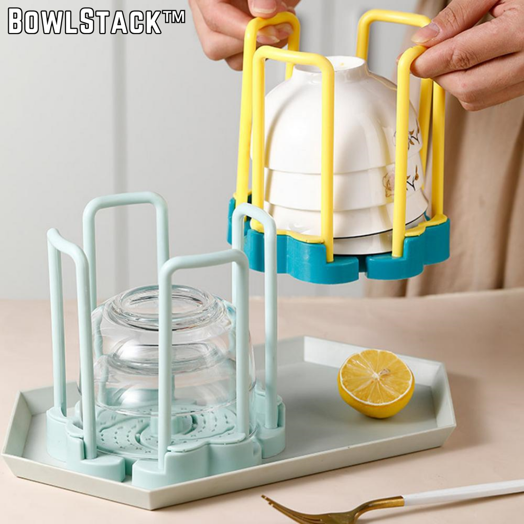 BowlStack - Retractable bowl holder