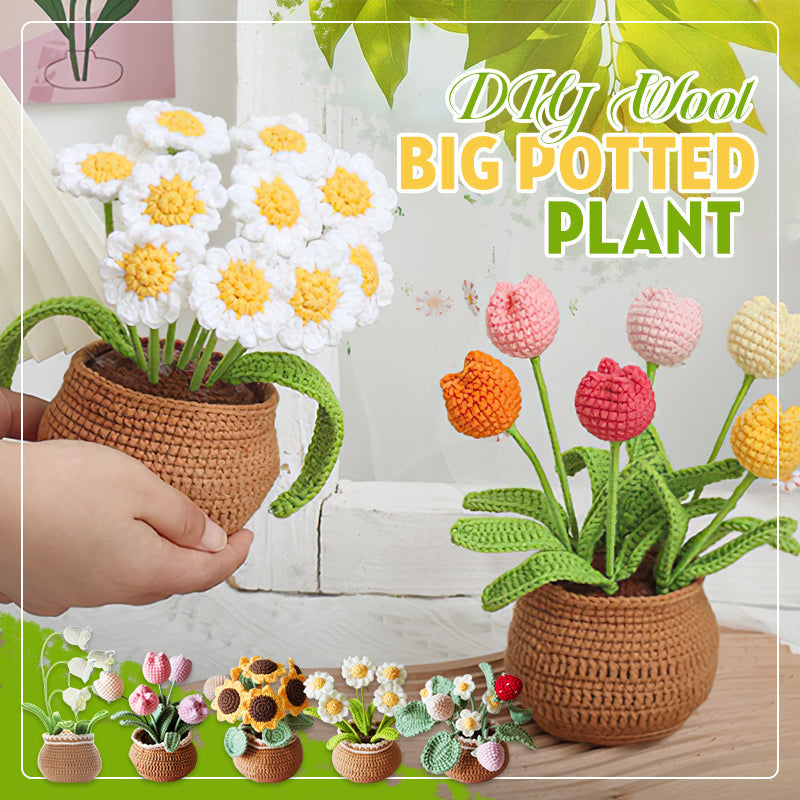 BloomCraft™ - Wool pot plants [Last day discount]