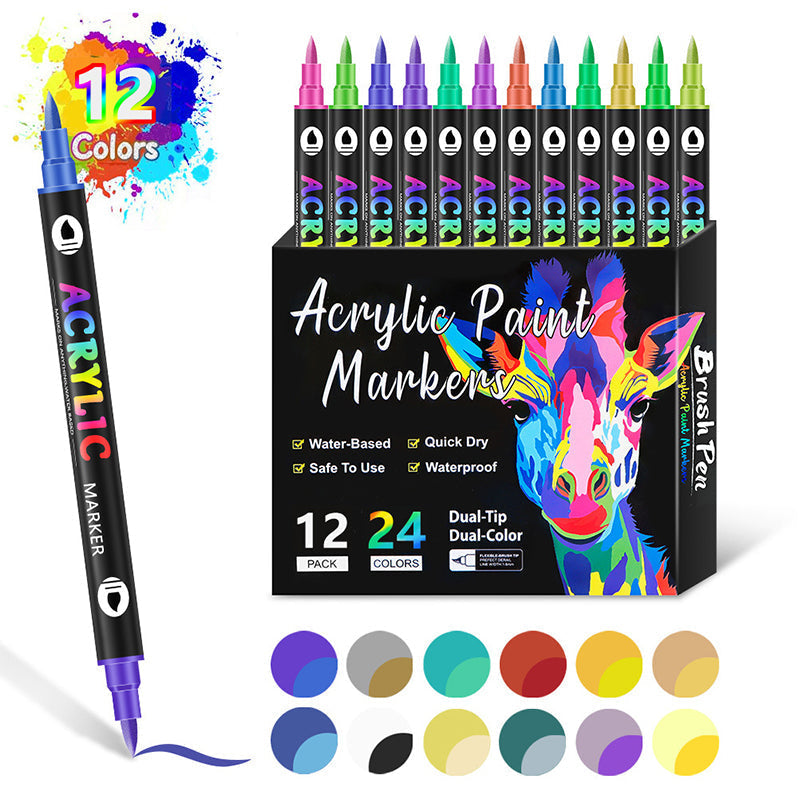 Acrylic paint Marker pen