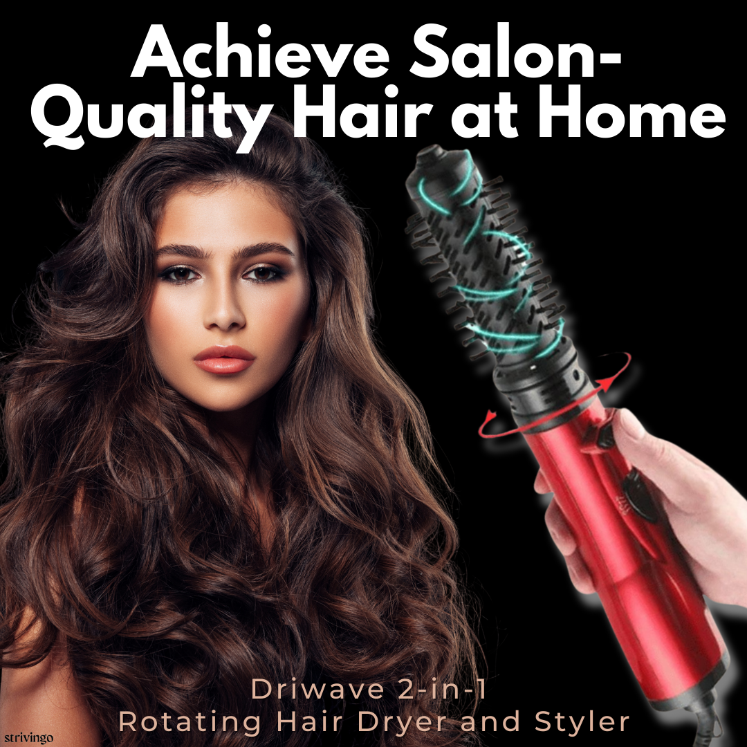 Driwave 2-in-1 Rotating Hair Dryer and Styler