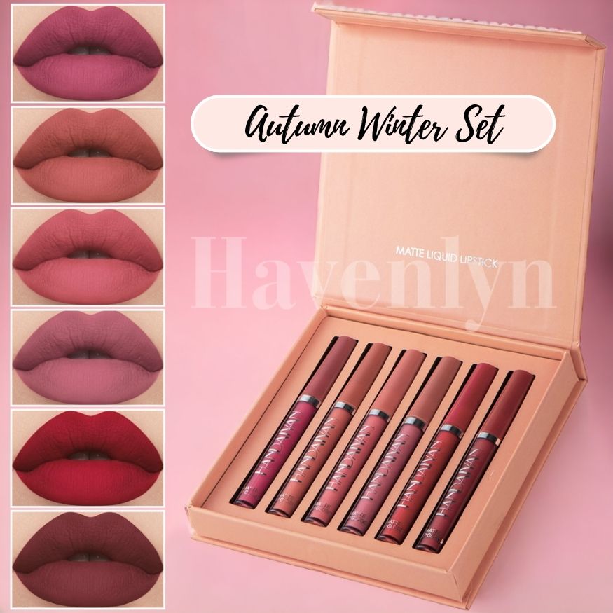 Havenlyn™ - Everlasting Liquid Lipstick Matte (Set of 6) [Last day discount]