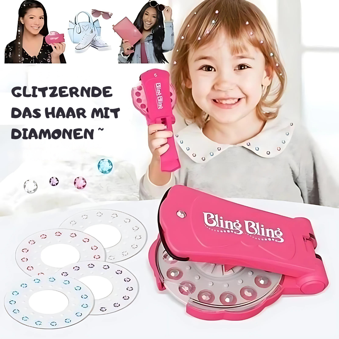 GlamClip™ hair gemstone kit