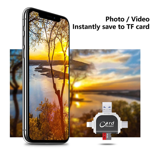 MasterSD™ - 4-in-1 SD TF Card Reader - Easy transfer of photos and videos! [Last day discount]