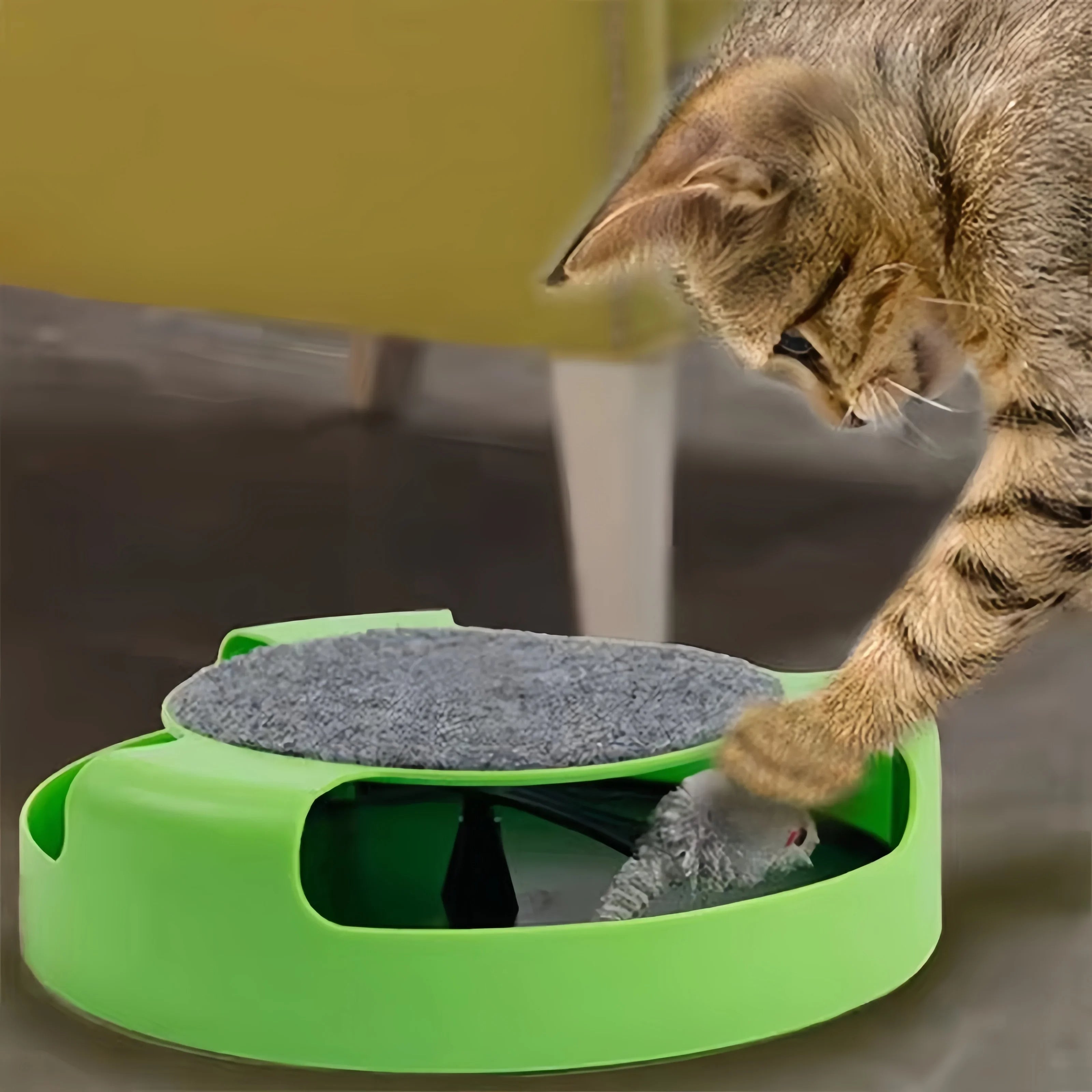 PouncePlay™ | delight your cat with a fast-moving toy mouse!