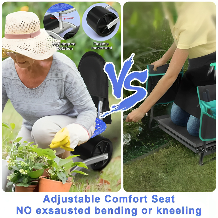 SpinnySeat™ | 360° Ergonomic Garden Stool