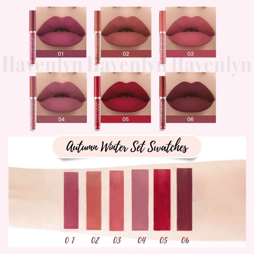 Havenlyn™ - Everlasting Liquid Lipstick Matte (Set of 6) [Last day discount]