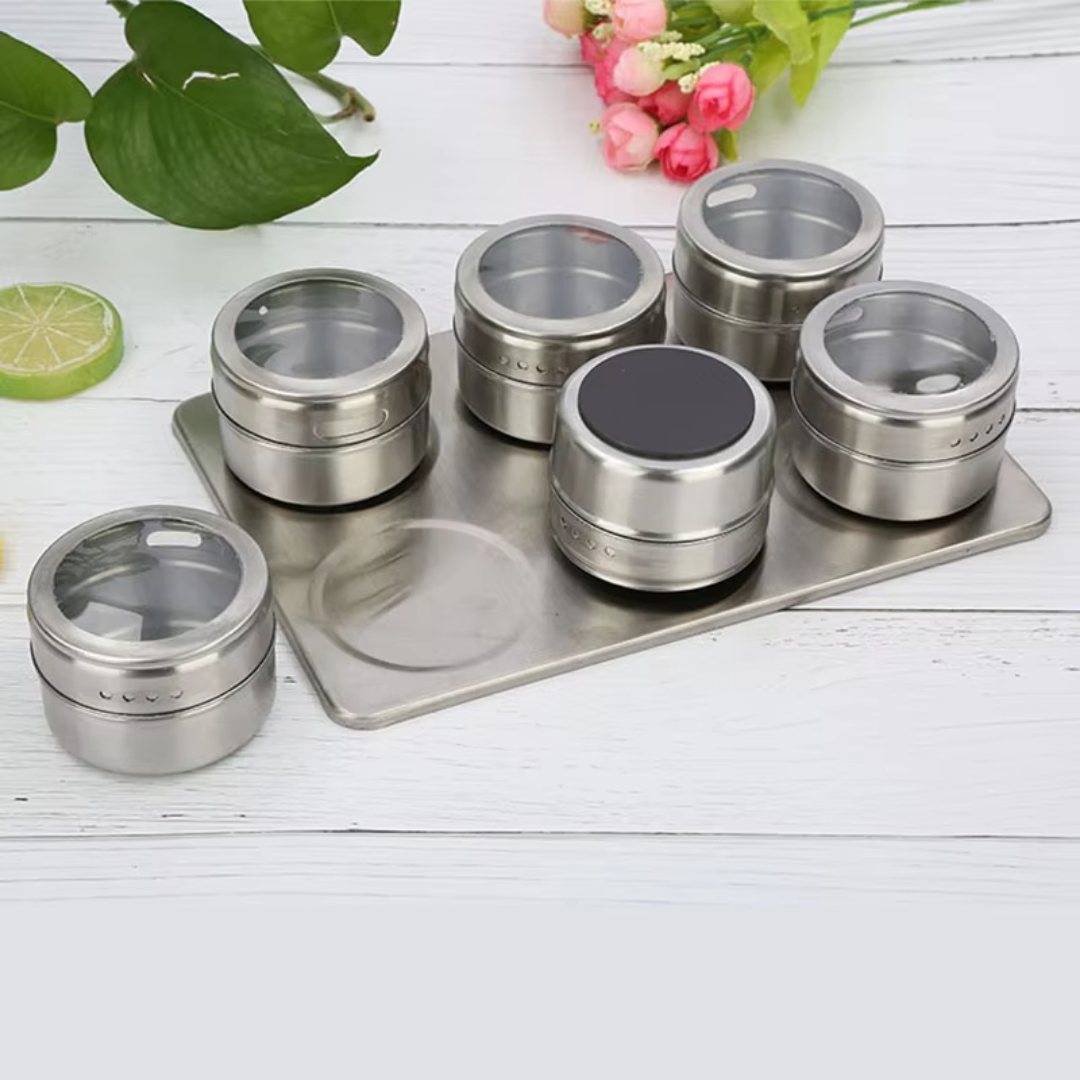 MagniSpice - Magnetic spice jar set