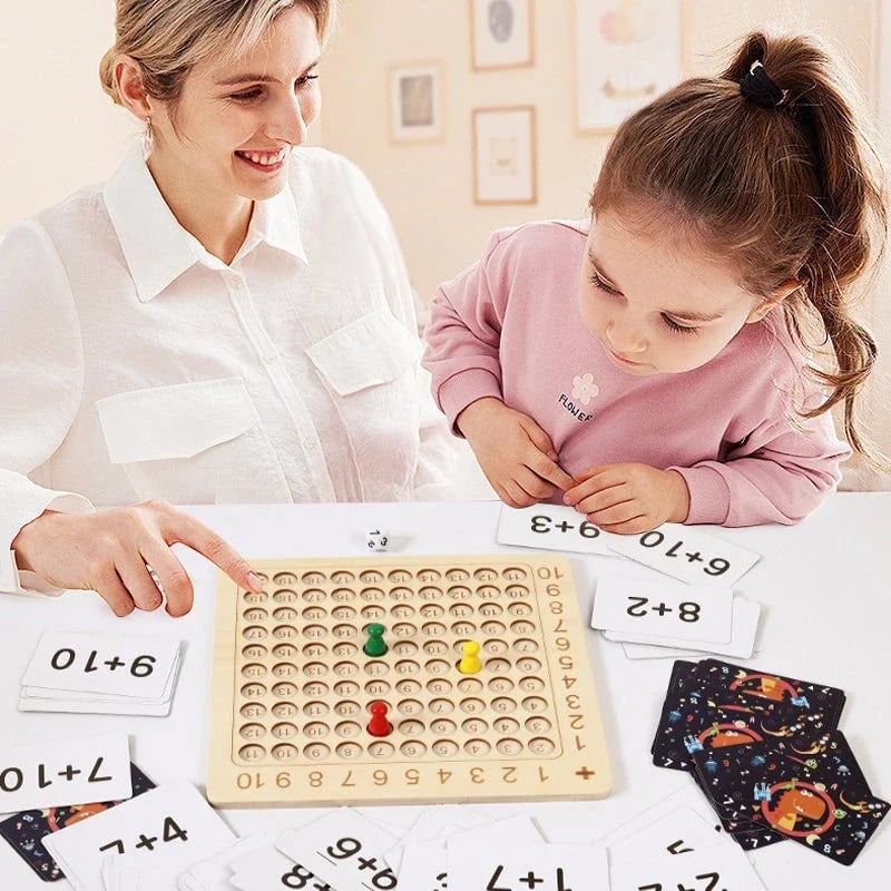 50% OFF | Tangramatic Wooden Math Board Game