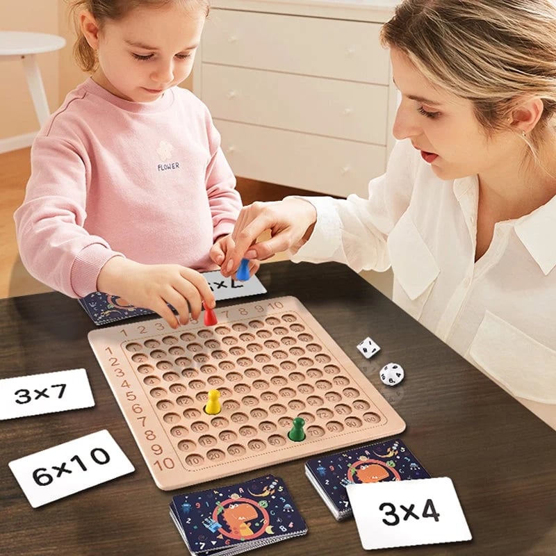 50% OFF | Tangramatic Wooden Math Board Game