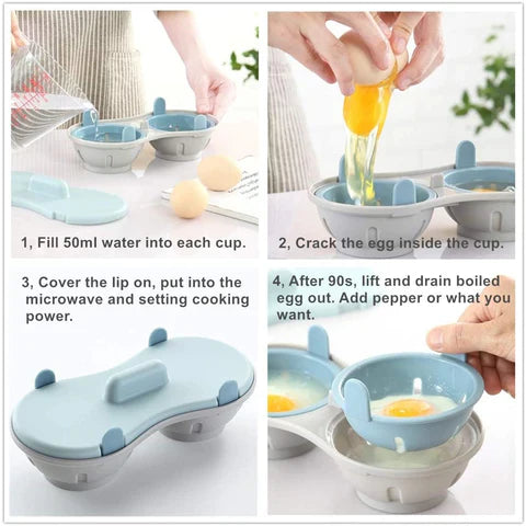 (50% off) EggBroiler™ - Edible Silicone Egg Broiler for Draining [Last Day Discount]