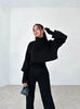 Alicia™ - Knitted turtleneck sweater and pants set