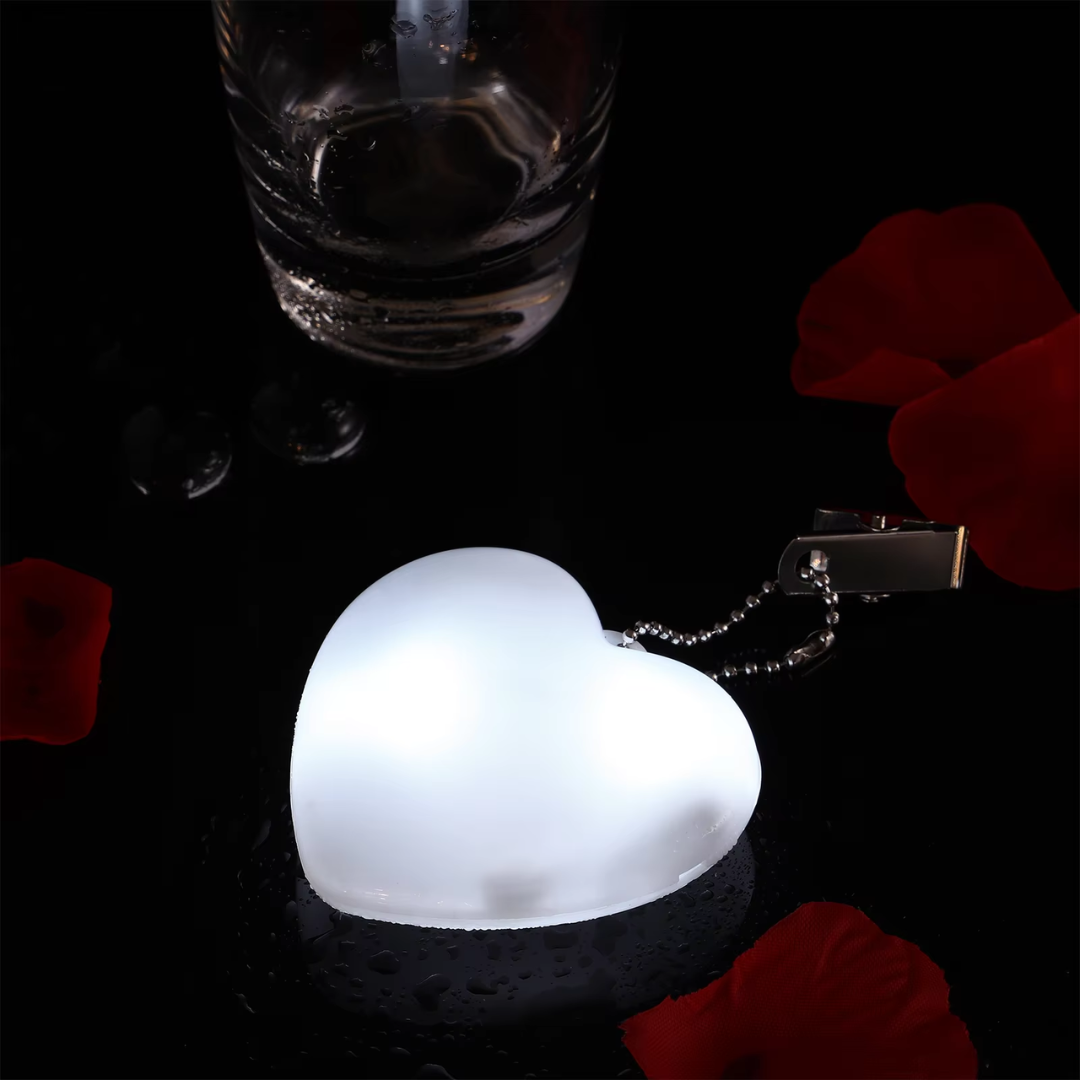 Glowheart - motion-activated handbag light