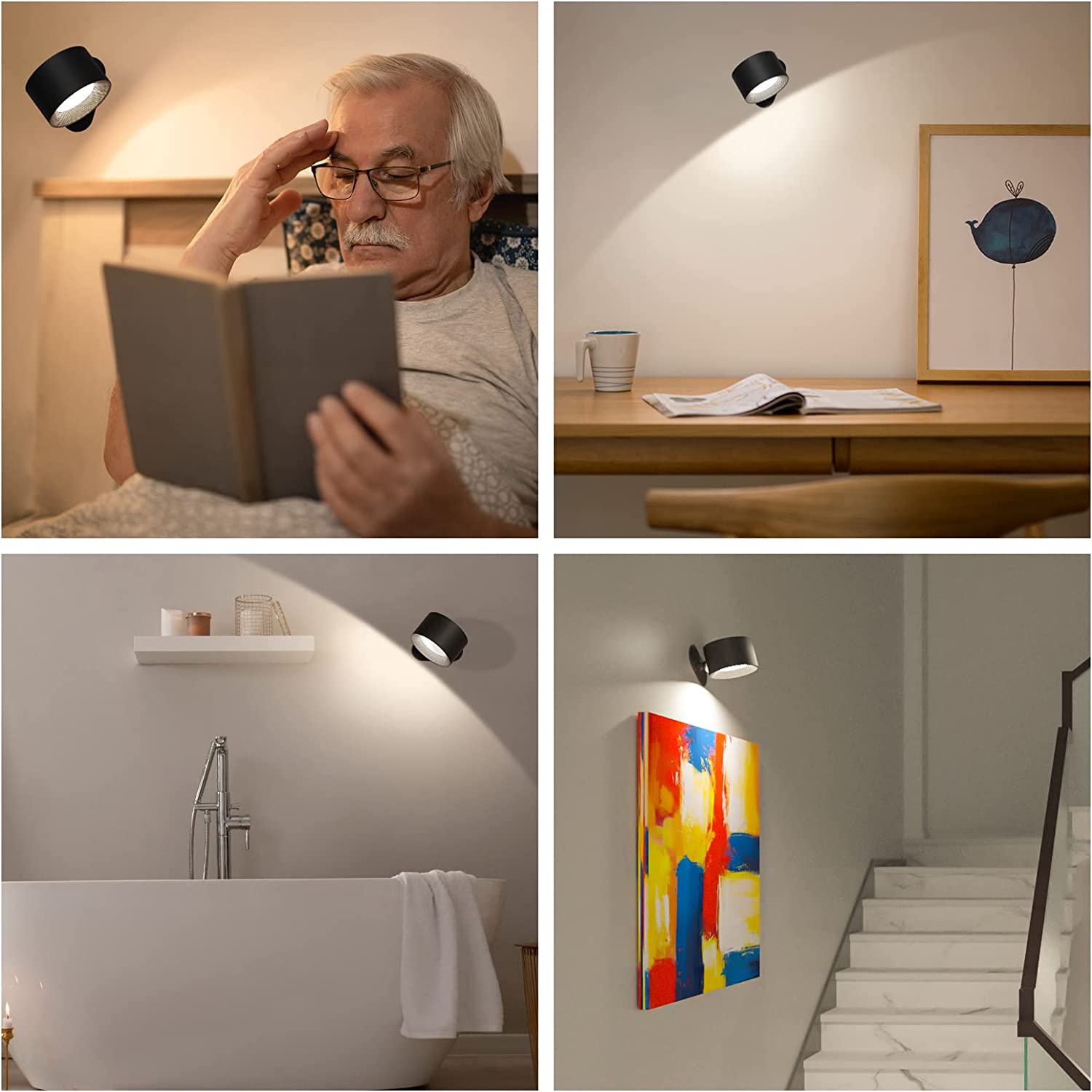 1+1 FREE | WallBeam | Wireless rechargeable wall light