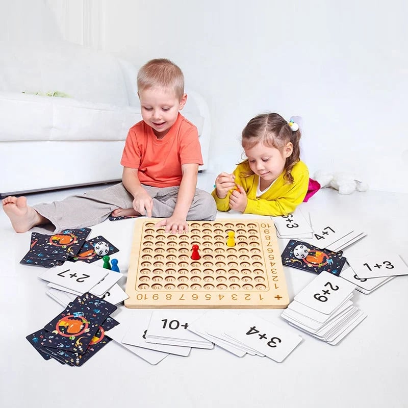 50% OFF | Tangramatic Wooden Math Board Game