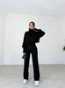 Alicia™ - Knitted turtleneck sweater and pants set