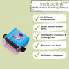 Instructink™ Refillable Mathematics Teaching Stamp Set | Incl. Ink