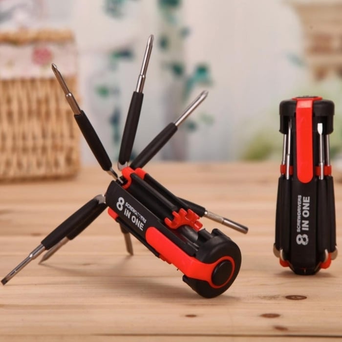 Workdrive - 8 Screwdrivers in 1 Tool with Worklight