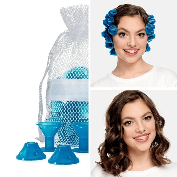 CoilyCurls™ Heatless Hair Curler Rolls | Set of 20