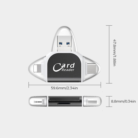 MasterSD™ - 4-in-1 SD TF Card Reader - Easy transfer of photos and videos! [Last day discount]