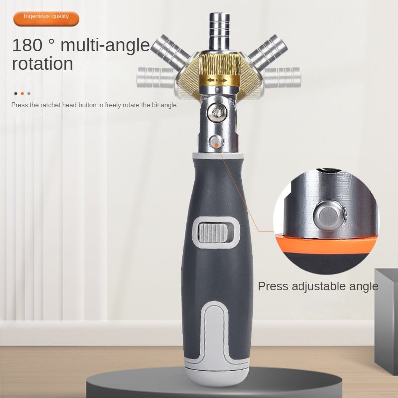 Dyndrive 10-in-1 Multi-Angle Ratchet Screwdriver