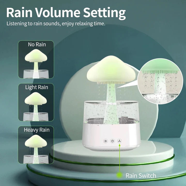 MushiCalm™ - Magic Rain Mushroom Cloud humidifier [Last day discount]