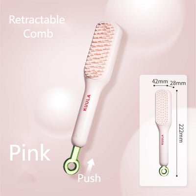 Easycom Self-Cleaning Anti-Static Massage Comb