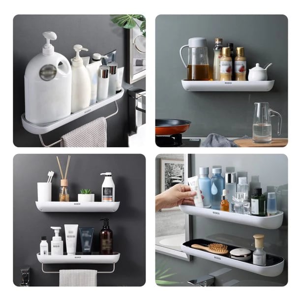 Eleshelf No-Drill Bathroom Storage Shelf