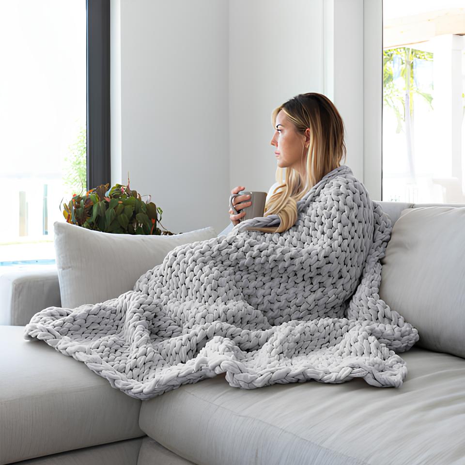 Blanky™️ - Chunky knit blanket [Last day discount]