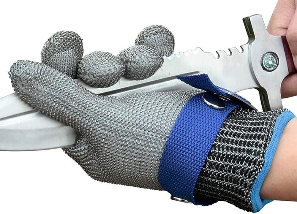 (1+1 FREE) CutShield™ - Metal glove with stainless steel mesh [Last day discount]