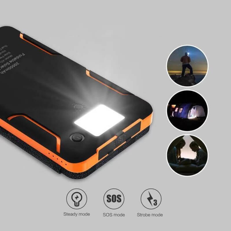 SolarPower™ - Foldable Solar Panel Power Bank - Charge your devices in all situations! [Last day discount]