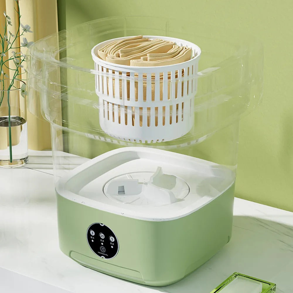 SwirlSpin Mini drainable washing machine