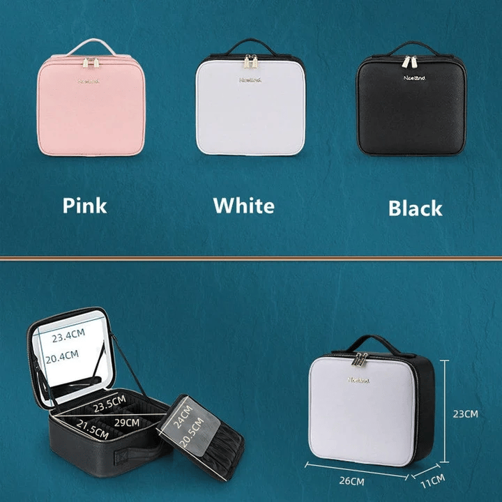 ChicBag - Cosmetic Bag with Mirror & USB Port