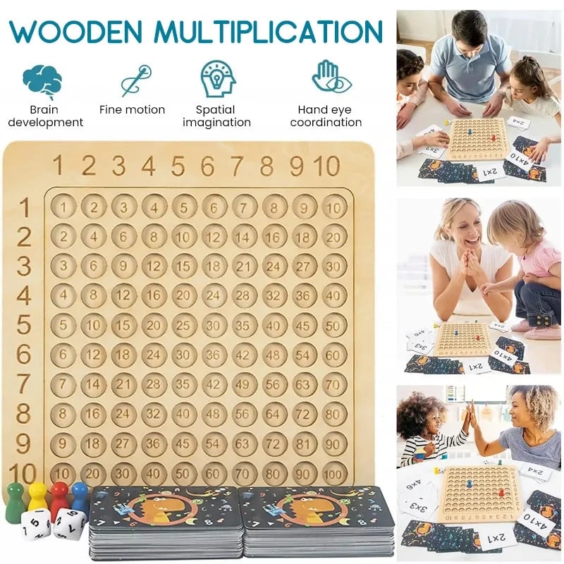 50% OFF | Tangramatic Wooden Math Board Game