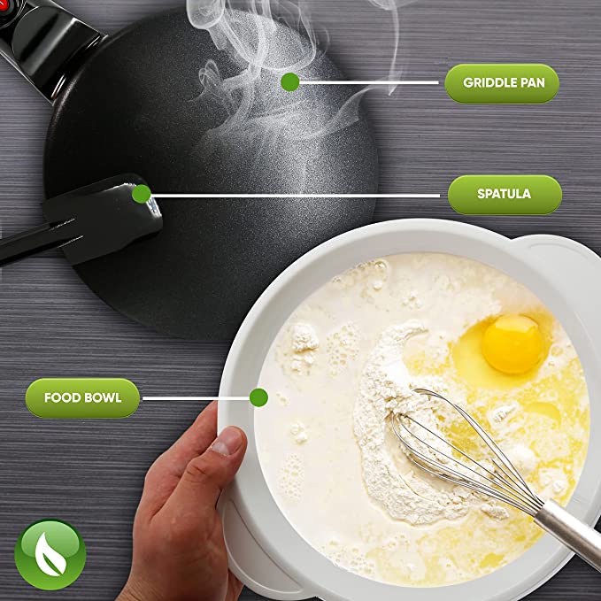 Bakete™ Magic Crepe Maker + FREE Bowl and Eggwhisk