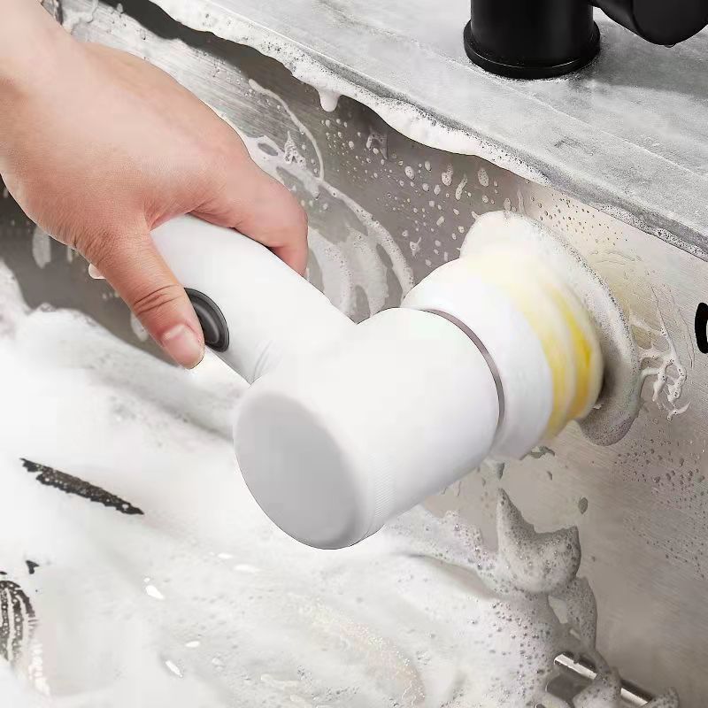 Electric hand scrubbing brush - 3 heads included 【Last day discount】