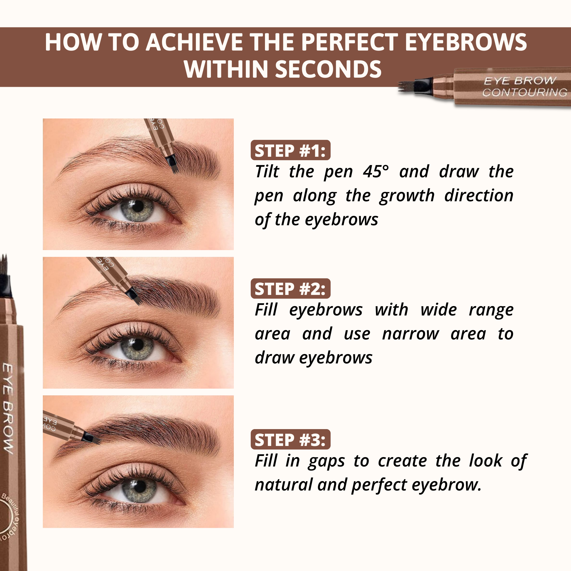 BUY 1 GET 1 FREE THIS WEEK ONLY! | Browline™ "Microblading" Eyebrow Pen