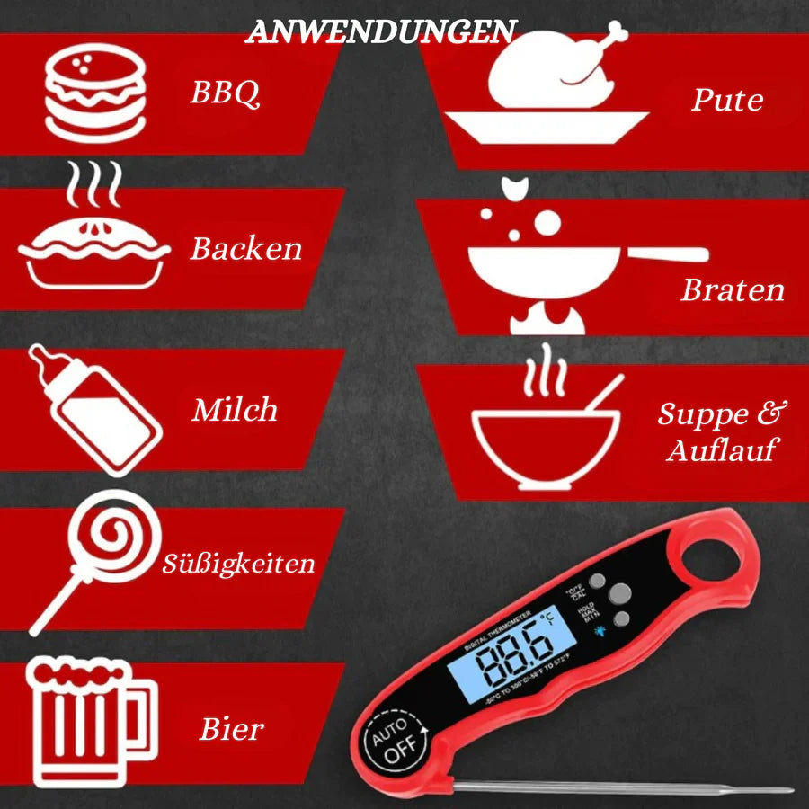 AccuTemp™ Digital Food Thermometer [Last day discount]