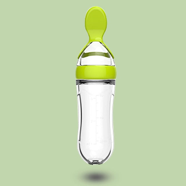 Baby spoon bottle dispenser