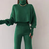 Alicia™ - Knitted turtleneck sweater and pants set