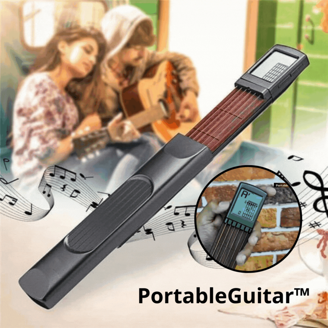 PortableGuitar™ - Tragbarer Gitarrenakkord-Trainer [Letzter Tag Rabatt]