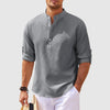 (50% off) Thoma™ - Henley Linen Shirt [last day discount]