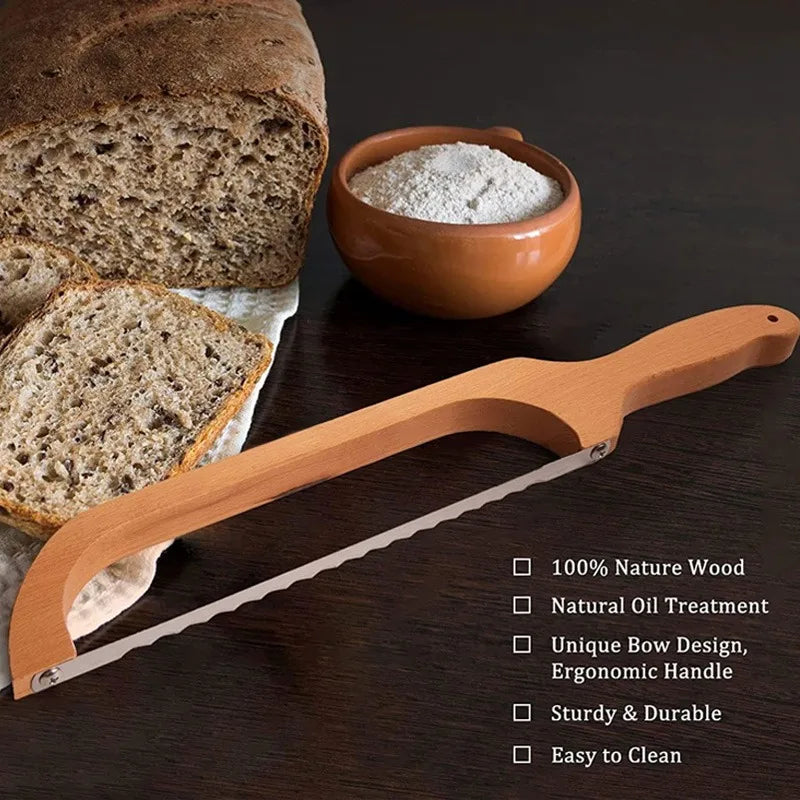 (1+1 free) EasyBreadknife™ - Stainless steel serrated cutting knife [Last day discount]